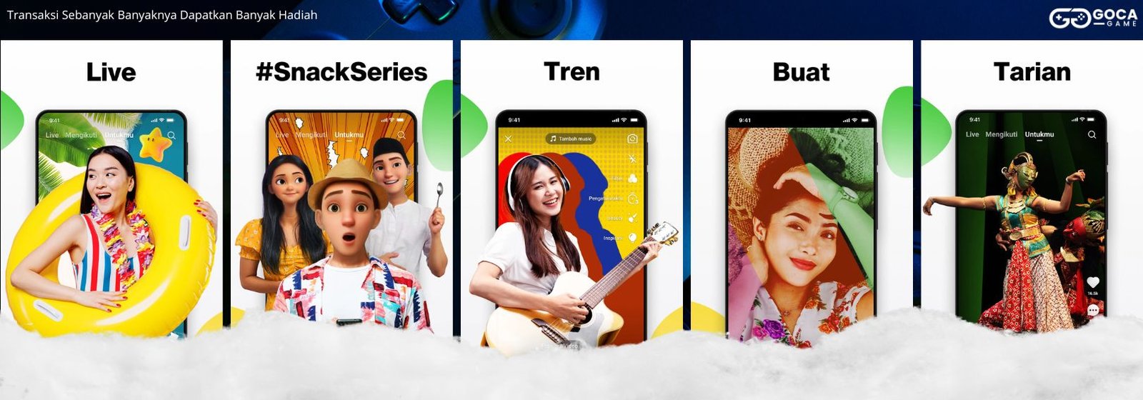 Top Up Snack Video Termurah, Bisa Pakai Pulsa & Terpercaya